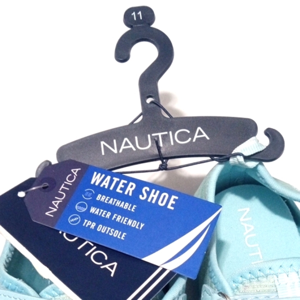 NAUTICA KIDS Blue Aqua Shoes Swim Pool Vacation Shoes  Toddler Size 11 NWT - Picture 6 of 6